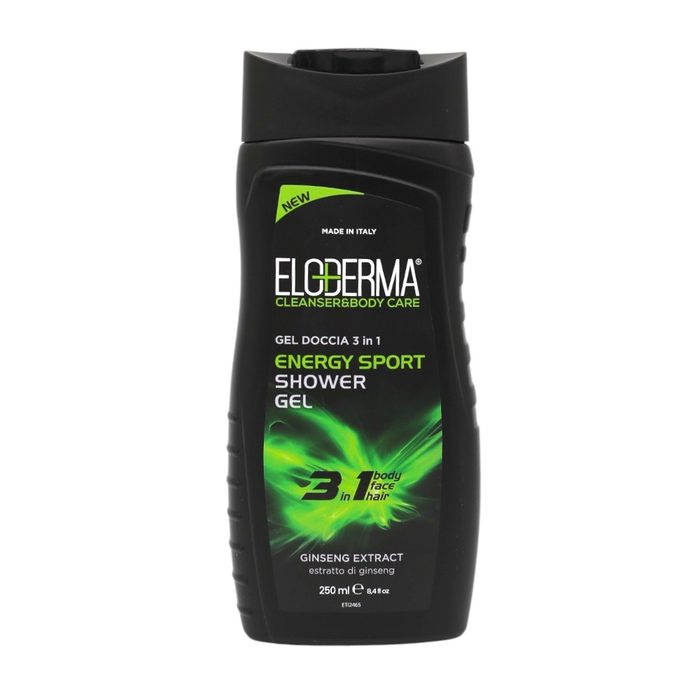 Гель для душу чоловічий 3в1 Energy Sport Eloderma 250 мл